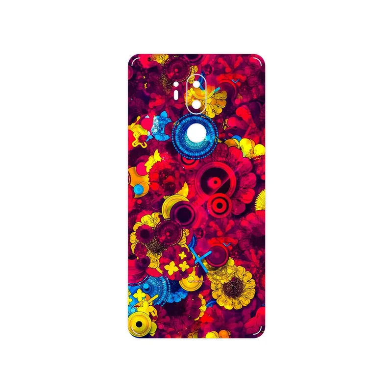 برچسب پوششی ماهوت مدل Vector Flower Garden Digital Art مناسب برای گوشی موبایل ال جی G7 PLUS THINQ