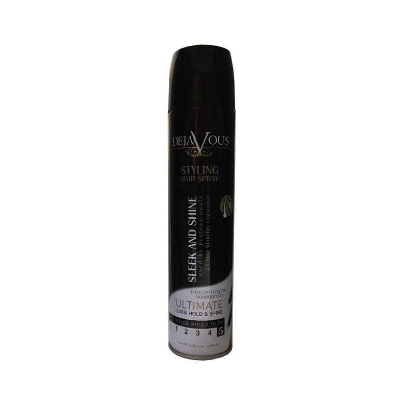 اسپری نگهدارنده حالت مو دژاووس مدل Sleek and Shine حجم 250 میلی لیتر