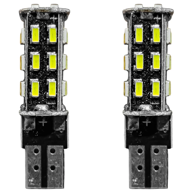  لامپ کوچک چراغ جلو خودرو تک حالته بست یدک مدل 28 تایی یخی کد SMD پایه تک کنتاک مناسب برای پراید بسته 2 عددی