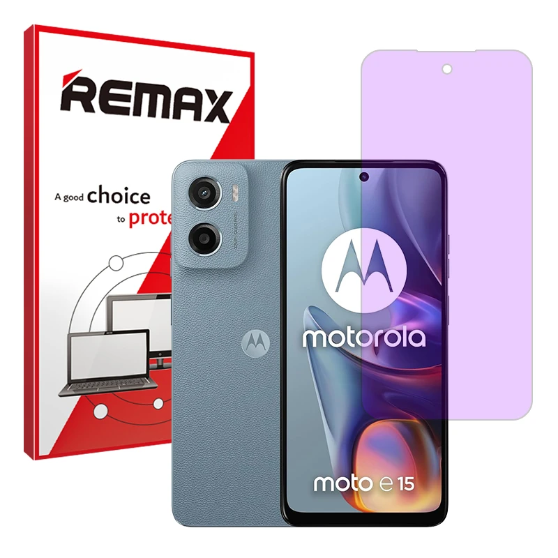 محافظ صفحه نمایش آنتی پرپل ریمکس مدل Eye Care مناسب برای گوشی موبایل موتورولا Moto E15
