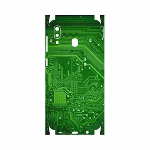 MAHOOT Green Printed Circuit Board-FullSkin Cover Sticker for Samsung Galaxy A20