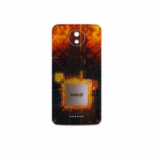 MAHOOT AMD Brand Cover Sticker for Motorola Moto C Plus