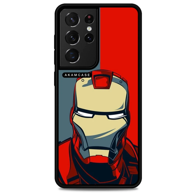 کاور آکام مدل AMCWSGS21U-IRON MAN6 مناسب برای گوشی موبایل سامسونگ Galaxy S21 Ultra