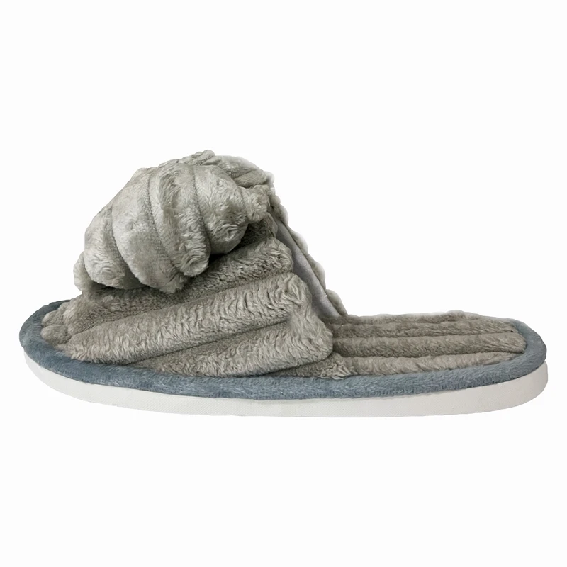 دمپایی حوله ای مدل پاپیونی کد 0316