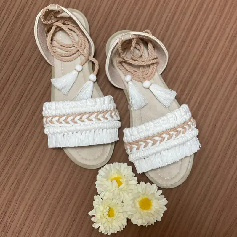 صندل زنانه مدل مکرومه Sh04