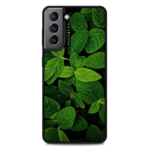 AKAM AMC-WSGS21-LEAVES-34 Cover For Samsung Galaxy S21