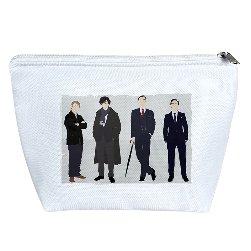 کیف لوازم آرایش دخترانه خندالو مدل شخصیت های سریال شرلوک هولمز کد 5249