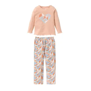 ست تی شرت و شلوار دخترانه لوپیلو مدل پنبه ای کد 8022605