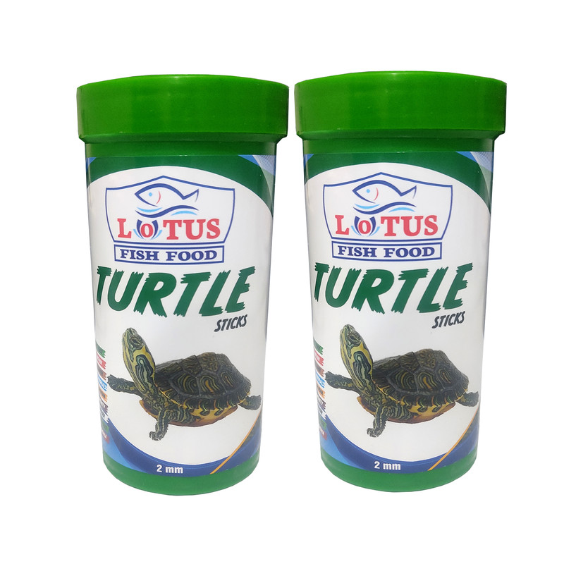 غذای لاکپشت مدل لوتوس وزن 180 گرم بسته دو عددی