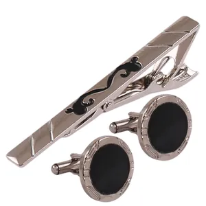 ست دکمه سردست و گیره کراوات مردانه مدل PJ-108756