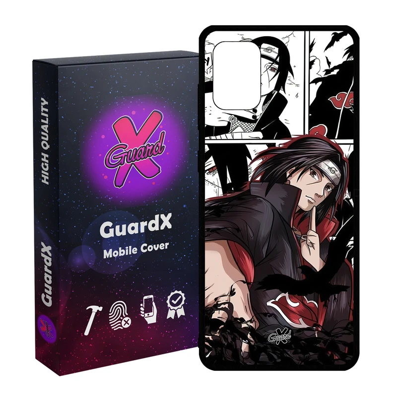 کاور گارد ایکس طرح Itachi Anime مدل Glass10550 مناسب برای گوشی موبایل سامسونگ Galaxy A71 4G