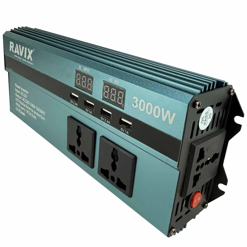 مبدل برق 3000 وات راویکس مدل RX-3000W