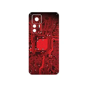 MAHOOT Red_Printed_Circuit_Board Cover Sticker for Xiaomi 12T