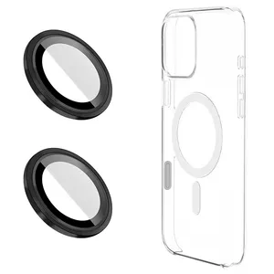 Masir Clear Ring Metal cover suitable for Apple Iphone 16 Pro