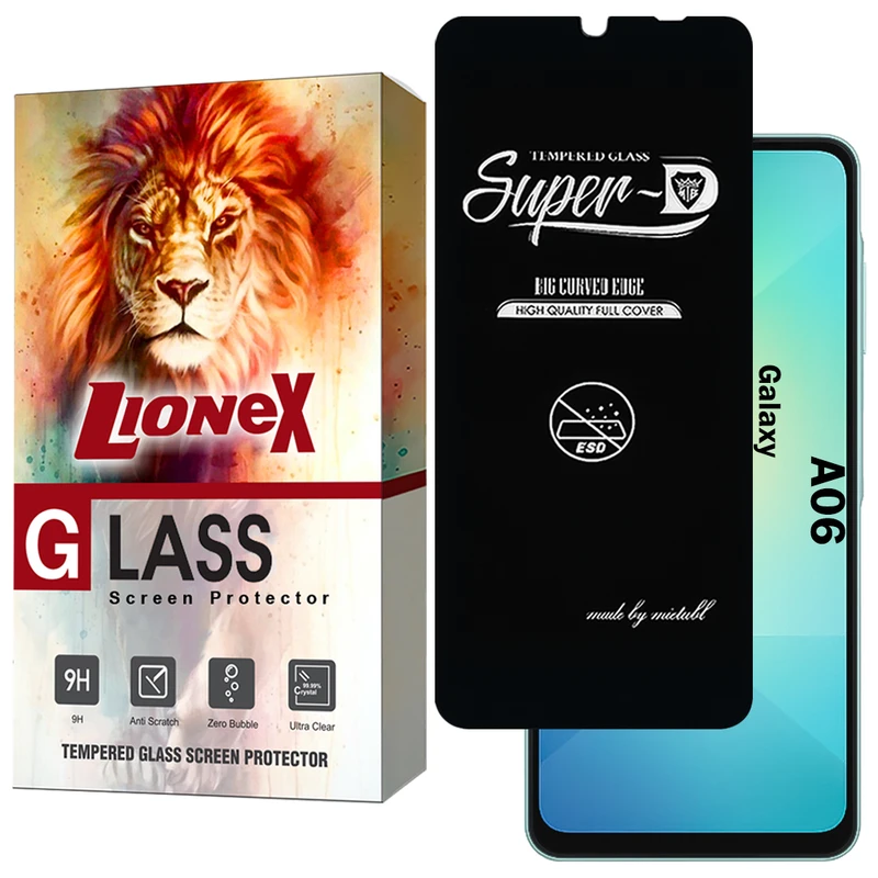 محافظ صفحه نمایش لایونکس مدل SUPERDNL مناسب برای گوشی موبایل سامسونگ Galaxy A06