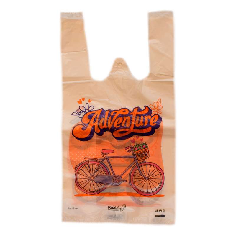 کیسه خرید کوالا مدل Bicycle4352 بسته 100 عددی کیسه خرید کوالا مدل Bicycle4352 بسته 100 عددی