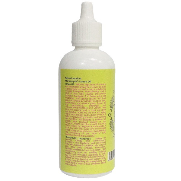 روغن تقویت کننده مو ابرو ریش و سبیل مرهم یاب مدل لیمو حجم 80 میلی لیتر