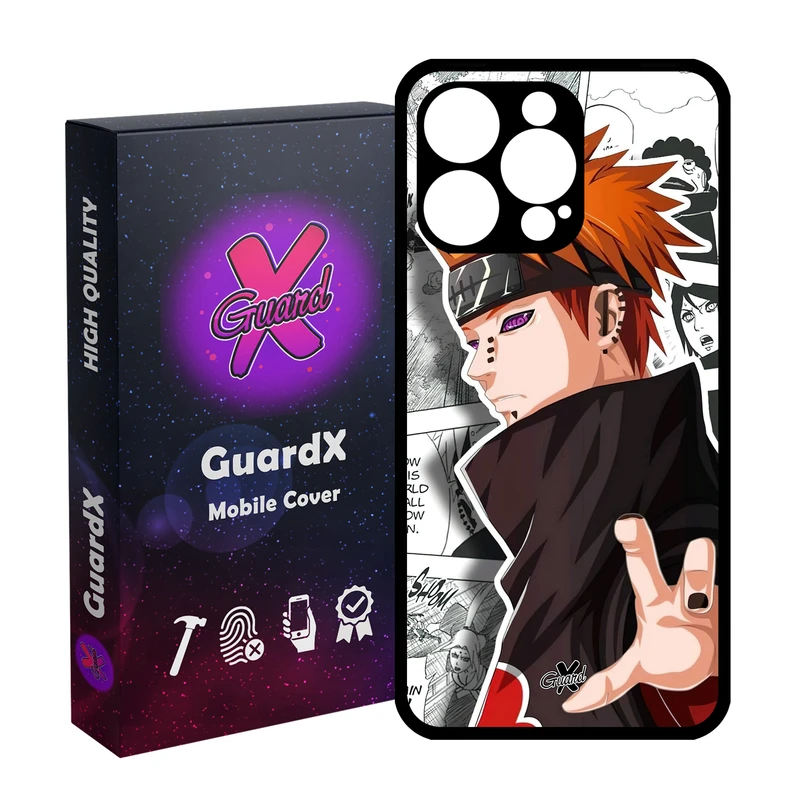 کاور گارد ایکس طرح Naruto Anime مدل Glass10554 مناسب برای گوشی موبایل اپل iPhone 15 Pro Max