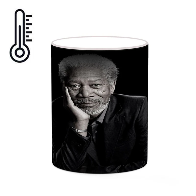 ماگ حرارتی کاکتی طرح مورگان فریمن Morgan Freeman مدل mgh26977
