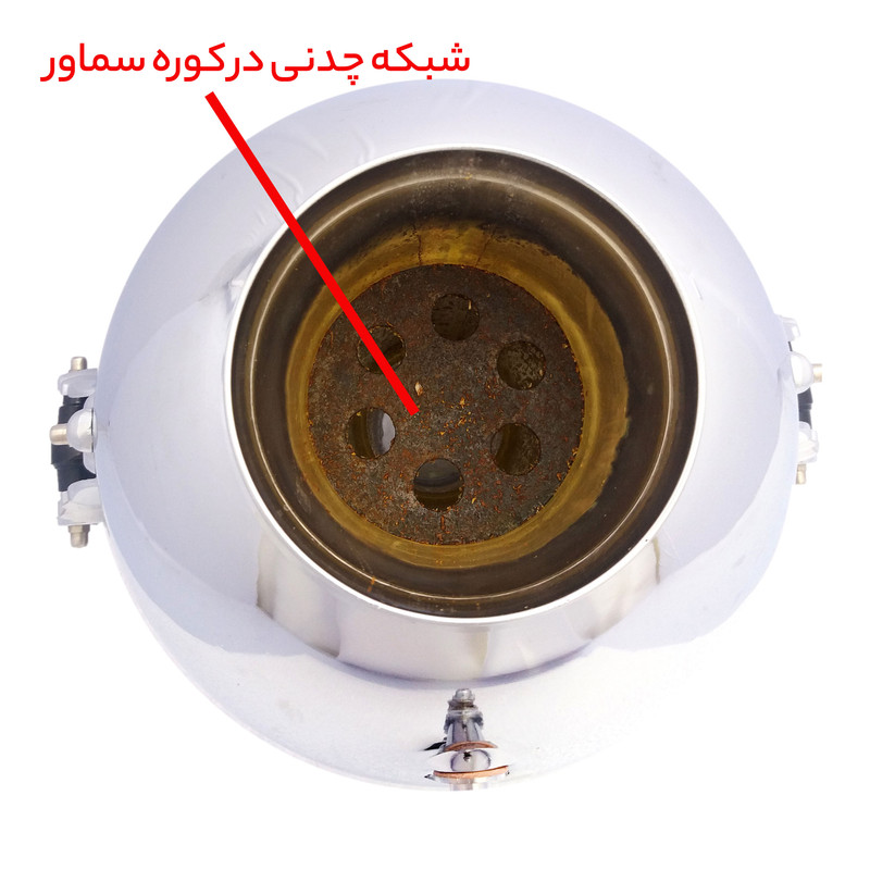 سماور گازی طغیان مدل شکمی ظرفیت 10 لیتر