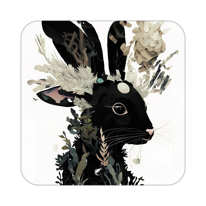 زیر لیوانی کاکتی طرح حیوانات رنگی مدل mp25513