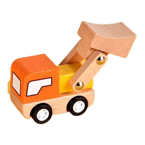 ماشین بازی مدل چوبی مجموعه 6 عددی