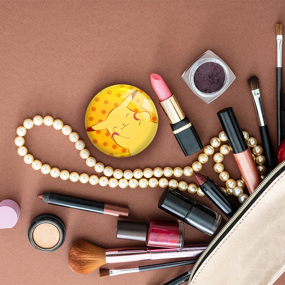 آینه جیبی خندالو مدل پیکاچو انیمه پوکمون  کد 17312