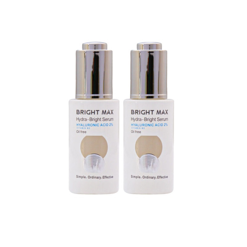 سرم پوست برایت مکس مدل HYALURONIC ACID 2% حجم 30 میلی لیتر مجموعه 2 عددی 