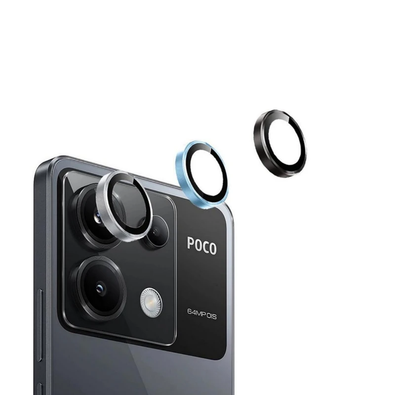 محافظ لنز دوربین فلزی مدل LENS FILM مناسب برای گوشی موبایل  Xiaomi POCO X6