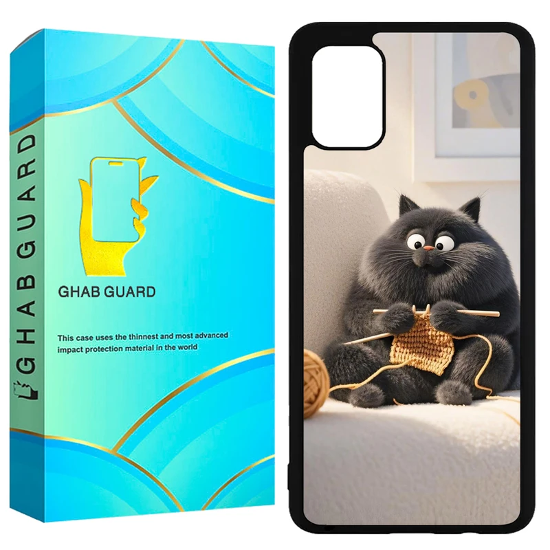 کاور قاب گارد طرح گربه مدل GCHPA51 مناسب برای گوشی موبایل سامسونگ  Galaxy A51 4G / A51 5G