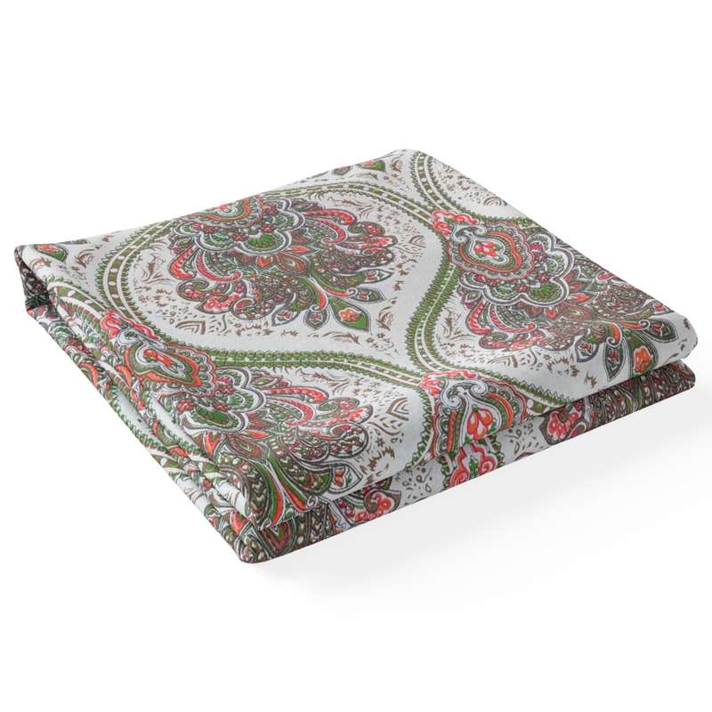 ملحفه مدل روانداز طرح سنتی یک نفره سایز 140×200 سانتی متر 