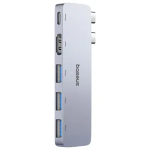 هاب 5 پورت USB-C بیسوس مدل  BS-OH180  Direct Link Type