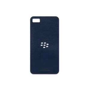 MAHOOT Deep-Blue-Leather Cover Sticker for BlackBerry Z10