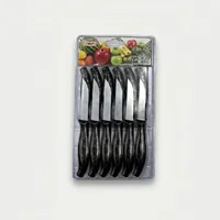 چاقو میوه خوری طرح سنگ کد 570 بسته 12 عددی