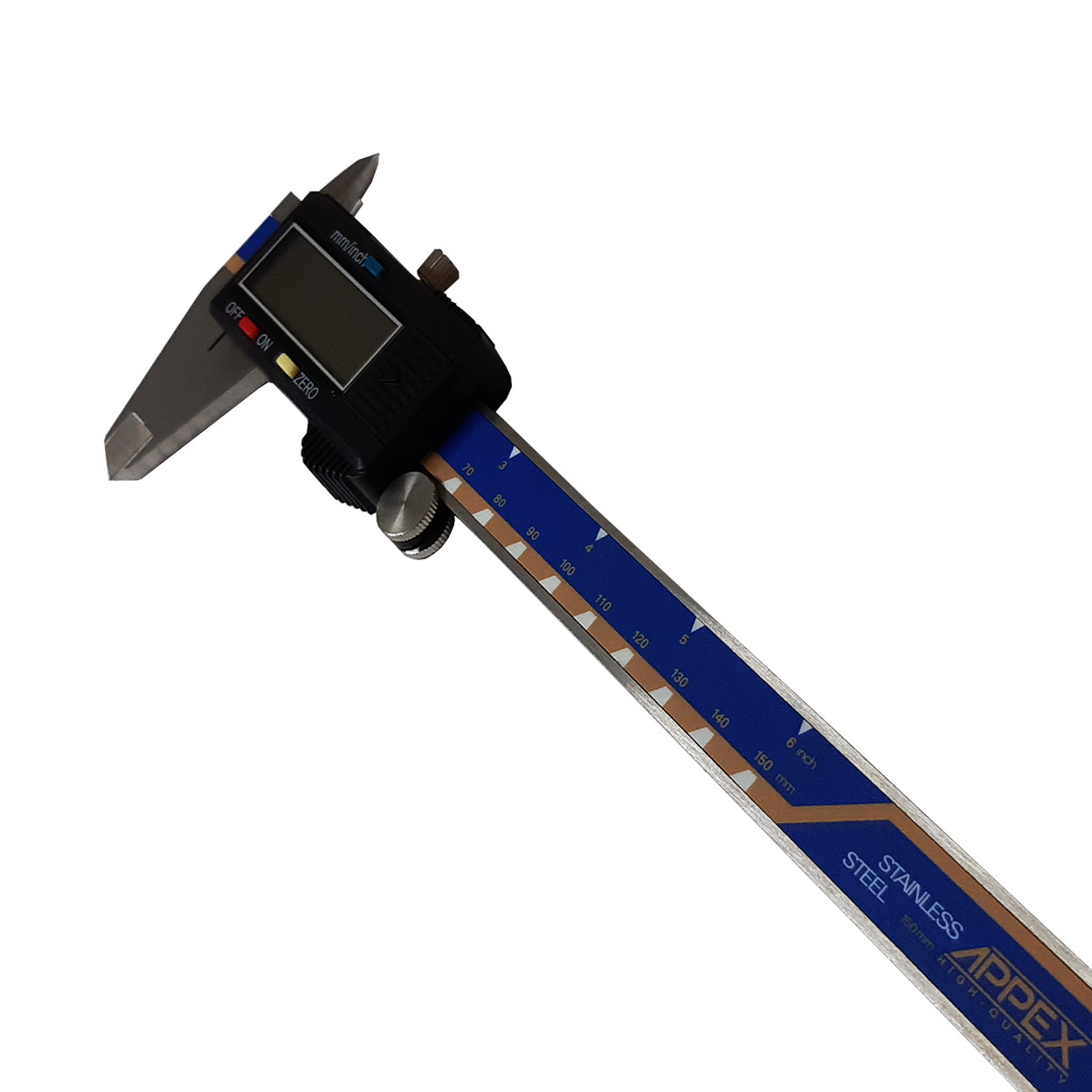 کولیس دیجیتال اپکس مدل AT - 15 گستره 0 تا 150 میلی متر