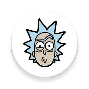 برچسب موبایل  مدل Thoughtful rick مناسب برای پایه نگهدارنده مغناطیسی