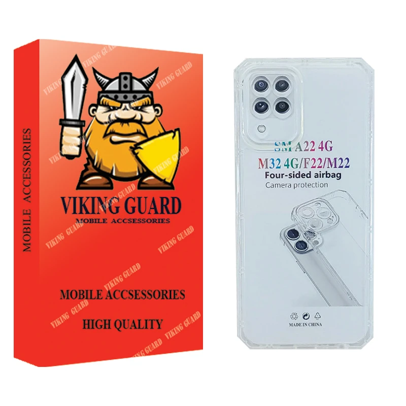 کاور وایکینگ گارد مدل ژله ای مناسب برای گوشی موبایل سامسونگ Galaxy A22 4G