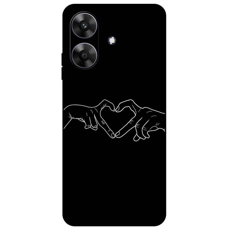 کاور مگافون طرح عشق مدل 1857 مناسب برای گوشی موبایل ریلمی Note 60 / Note 60X