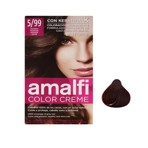 کیت رنگ مو آمالفی شماره 5/99 حجم 50 میلی لیتر رنگ فندقی