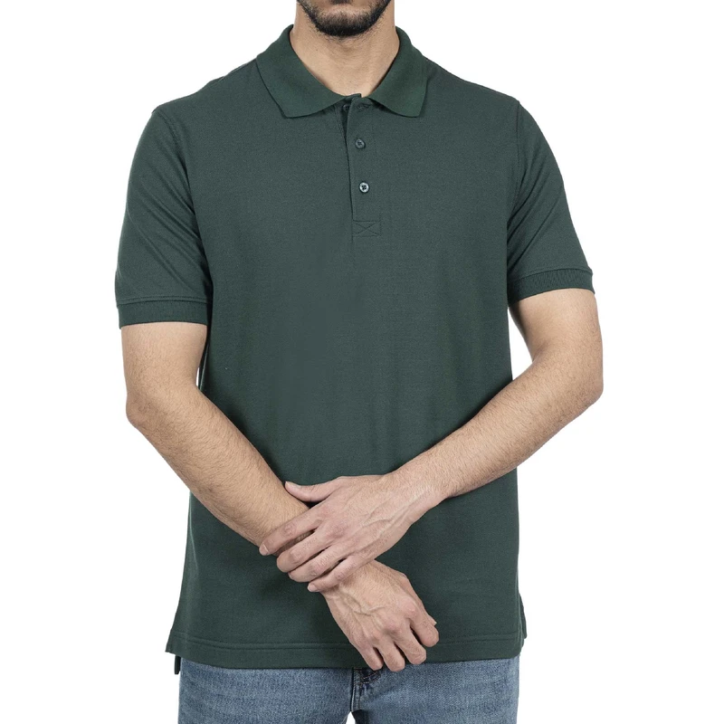 پولوشرت آستین کوتاه یقه برگردان مردانه جوتی جینز مدل بیسیک کد 1551589-2025