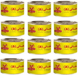 کنسرو تن مرغ هانی - 180 گرم بسته 12 عددی