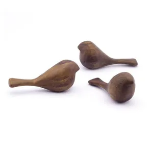 مجسمه چوبی مدل پرنده مجموعه 3 عددی