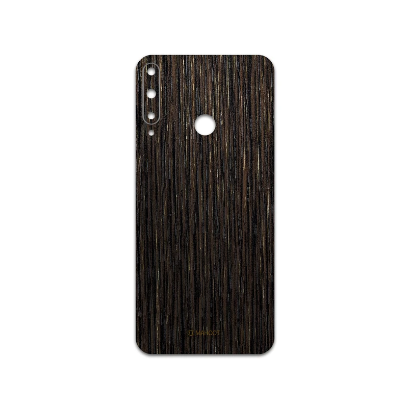 برچسب پوششی ماهوت مدل Dark-Gold-Stripes-Wood مناسب برای گوشی موبایل هوآوی Y7p