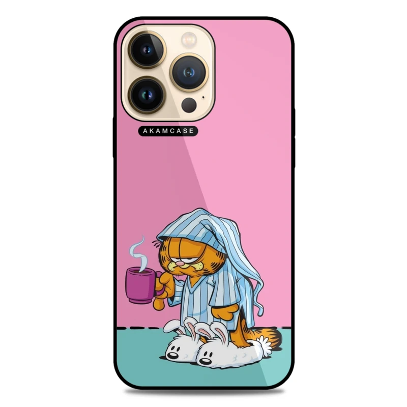 کاور آکام مدل AMC-WA13PRO-GARFIELD14 مناسب برای گوشی موبایل اپل iPhone 13 Pro