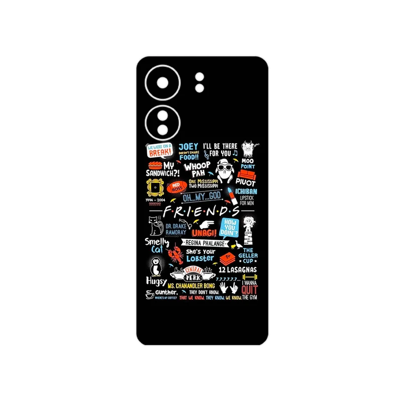 برچسب پوششی ماهوت مدل Friends 2 مناسب برای گوشی موبایل شیائومی Redmi 13C