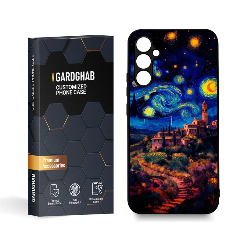 کاور گارد قاب مدل دورژله ای هنری مناسب برای گوشی موبایل سامسونگ Galaxy A34