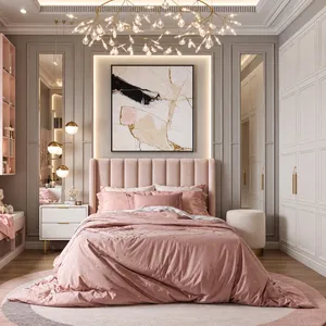 تخت خواب ملامینه دونفره مدل ماهور سایز 180×200 سانتی متر