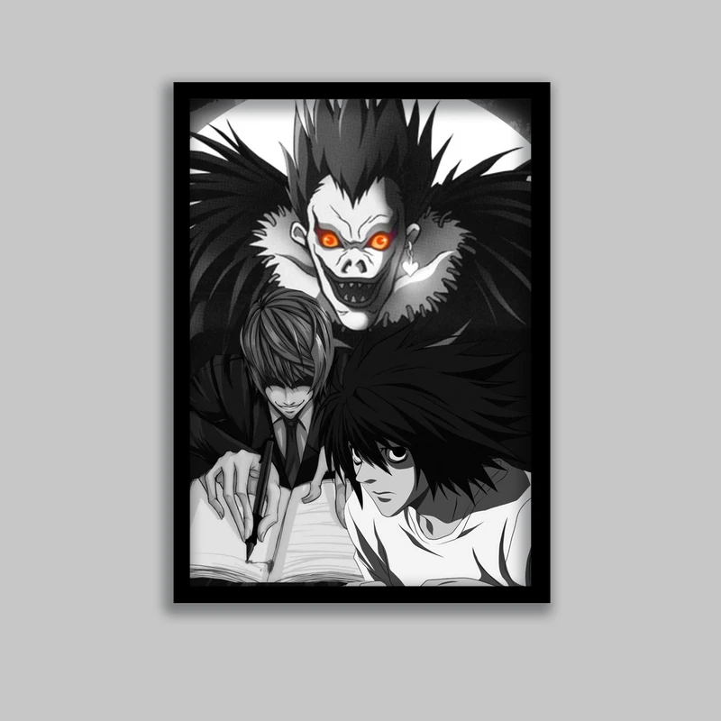 تابلو مدل انیمه دفترچه مرگ Death Note کد LA-G10533-2