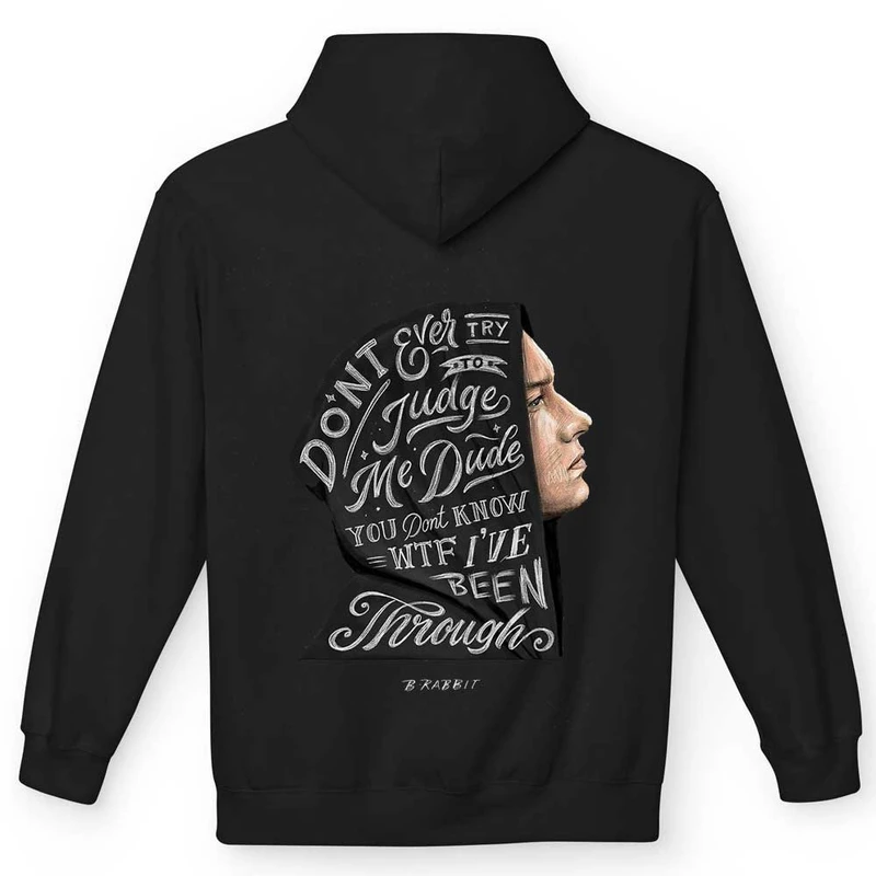 هودی مردانه مدل امینم خواننده کد 2-853