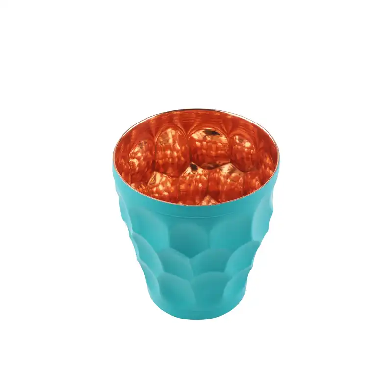 لیوان مسی مدل خمره ای مدرن